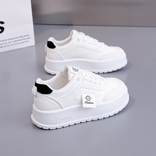 Damen Plattform Sneakers mit modischem Design und hohem Tragekomfort EB