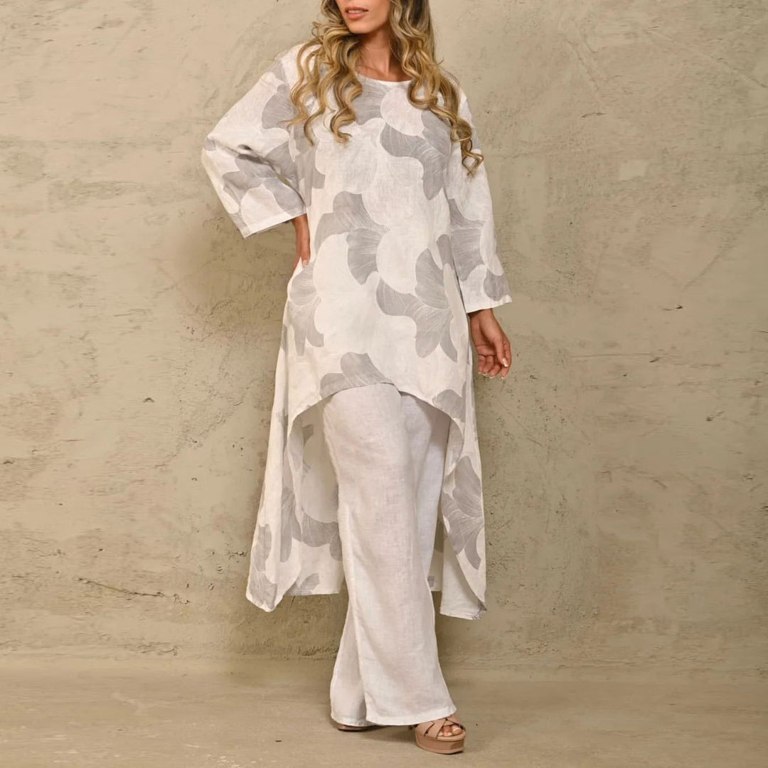 Damen luftige Tunika mit weitem Schnitt EB