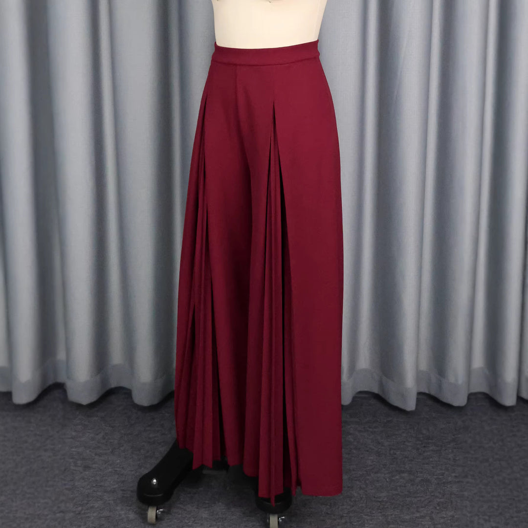 Damen Plisseehose mit hohem Bund und elegantem Faltenwurf EB