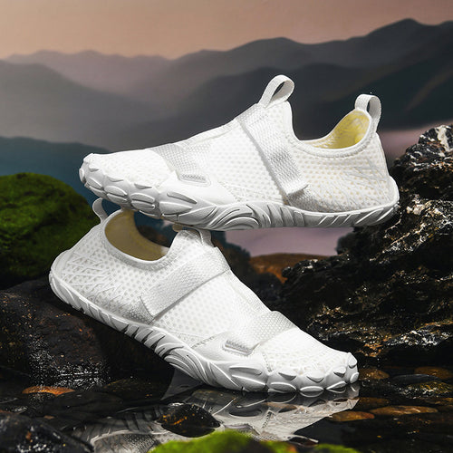 Damen Aqua-Fitness-Schuhe mit elastischen Riemen und atmungsaktivem Obermaterial EB