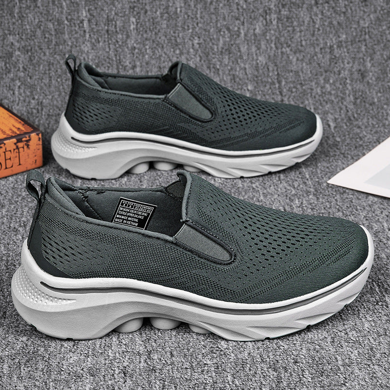 Damen Atmungsaktive Slip-On Sneakers mit flexiblem Sohlenkomfort EB