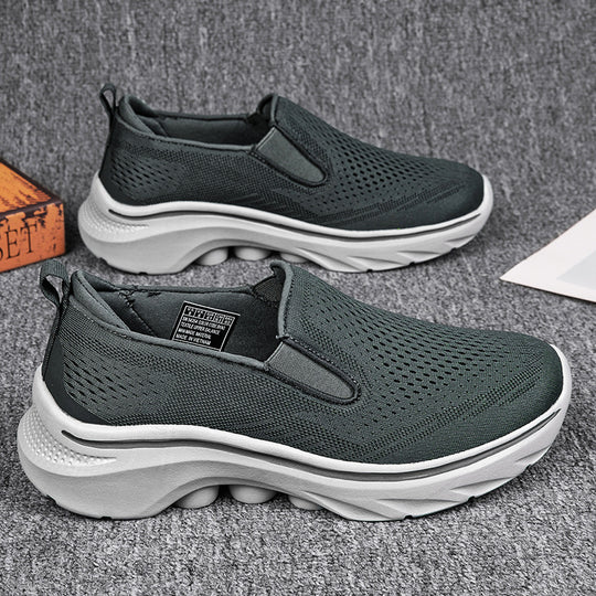 Damen Atmungsaktive Slip-On Sneakers mit flexiblem Sohlenkomfort EB