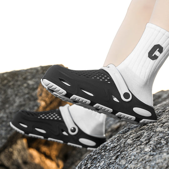 Herren Atmungsaktive Clogs mit verstellbarem Riemen EB