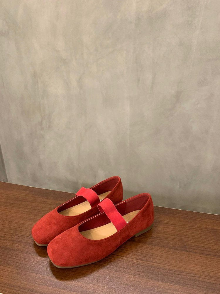 Damen elegante Mokassins mit modischem Riemchen und funkelnder Schnalle EB