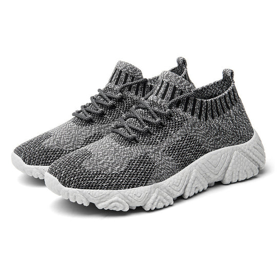 Damen Atmungsaktive Sneakers mit elastischem Obermaterial und rutschfester Sohle EB
