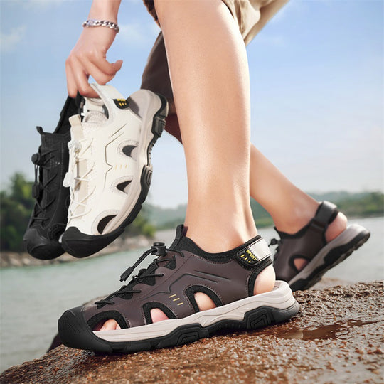 Damen Sportliche Wassersandalen mit ergonomischer Sohle und schnellschnürbarem System EB