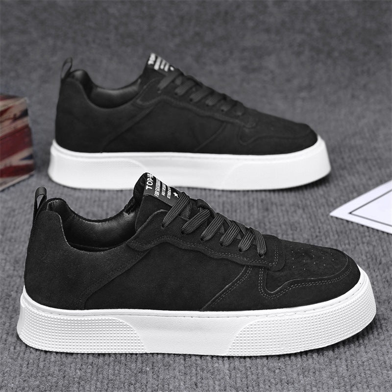 Damen modische Sneakers aus hochwertigem Wildleder mit atmungsaktivem Innenfutter EB