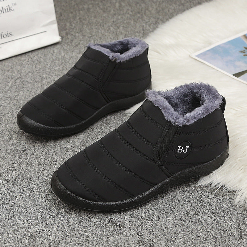 Damen gefütterte Freizeit-Stiefeletten mit rutschfester Sohle und praktischem Reißverschluss EB
