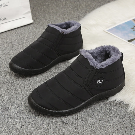 Damen gefütterte Freizeit-Stiefeletten mit rutschfester Sohle und praktischem Reißverschluss EB