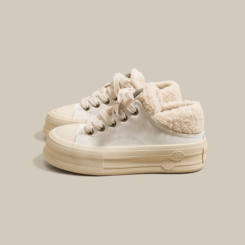 Damen Winterliche Sneaker mit kuscheligem Futter und rutschfester Sohle EB