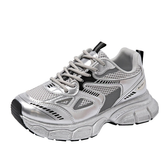 Damen Sportliche Laufschuhe mit dämpfender Sohle und atmungsaktiven Mesh-Einsätzen EB