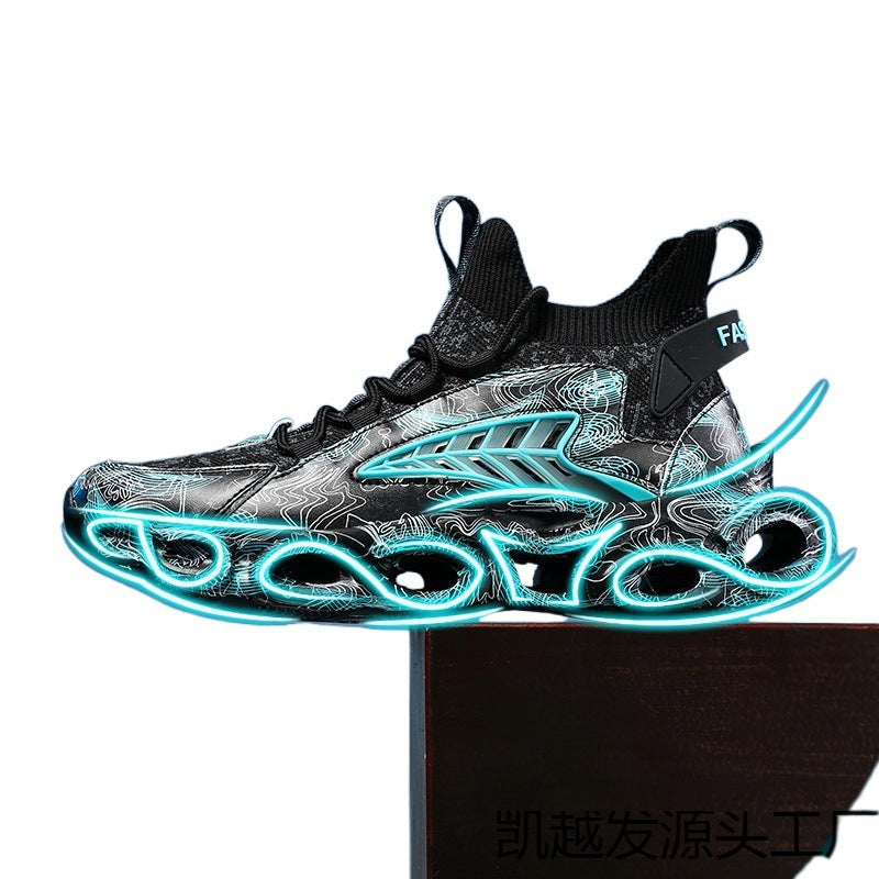Damen Sportliche Laufsneaker mit innovativer Dämpfungstechnologie und elastischem Obermaterial EB