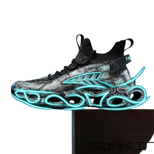 Damen Sportliche Laufsneaker mit innovativer Dämpfungstechnologie und elastischem Obermaterial EB