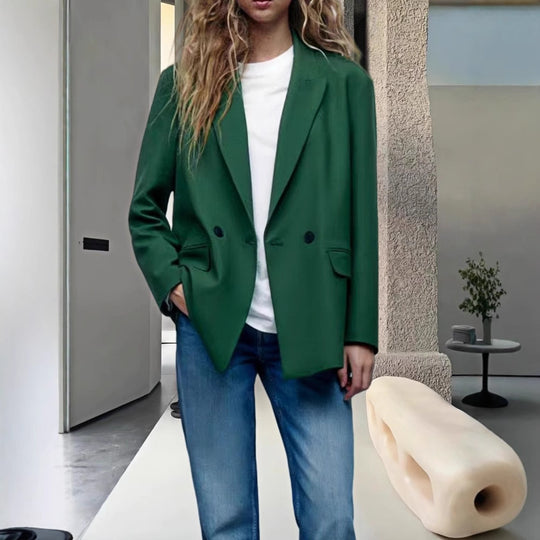 Damen Modischer und eleganter Oversized Blazer EB