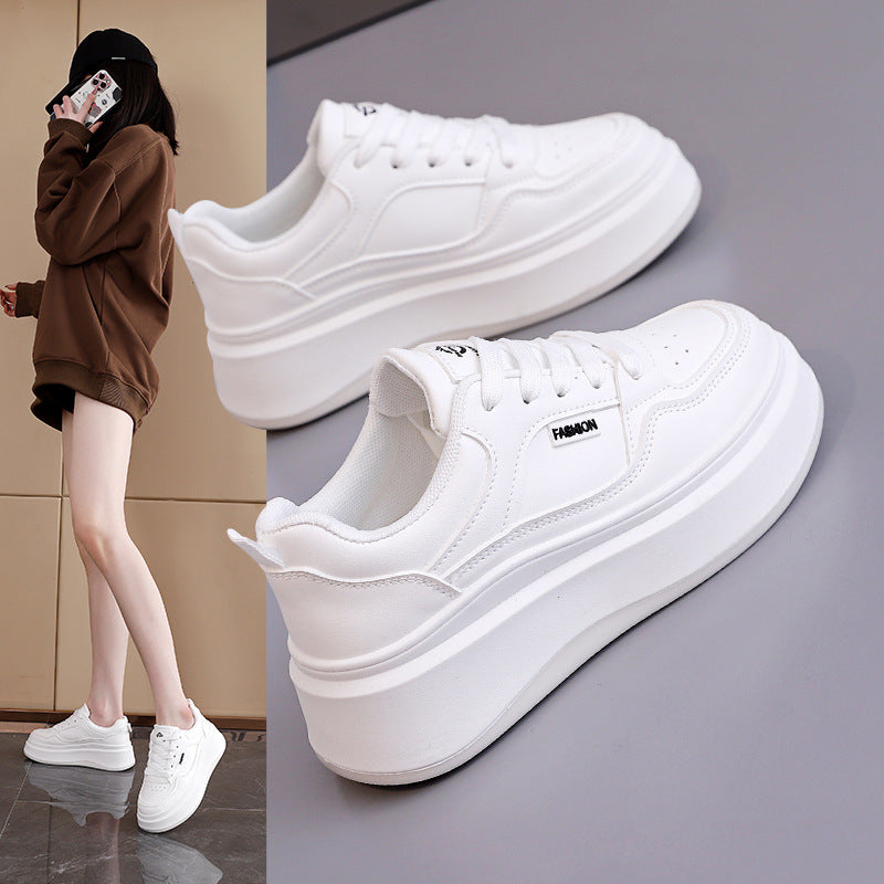 Damen chunky Sneakers mit extrahohen Laufsohlen und eleganter Optik EB