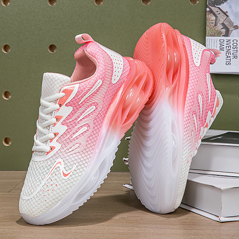 Damen Sneakers mit atmungsaktiver Mesh-Oberfläche und stoßdämpfender Sohle EB
