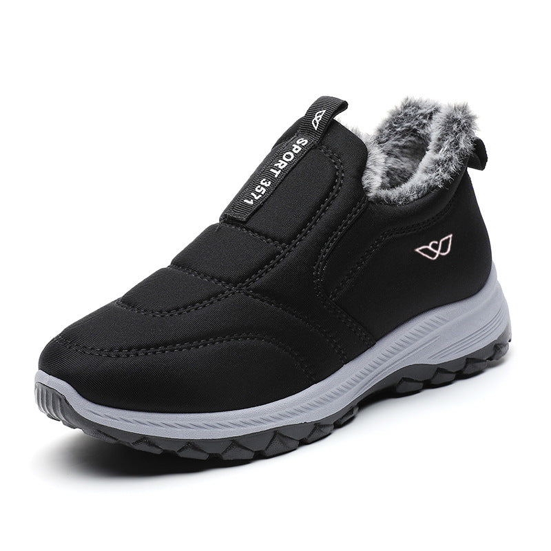 Damen gefütterte Slip-On Freizeitschuhe EB
