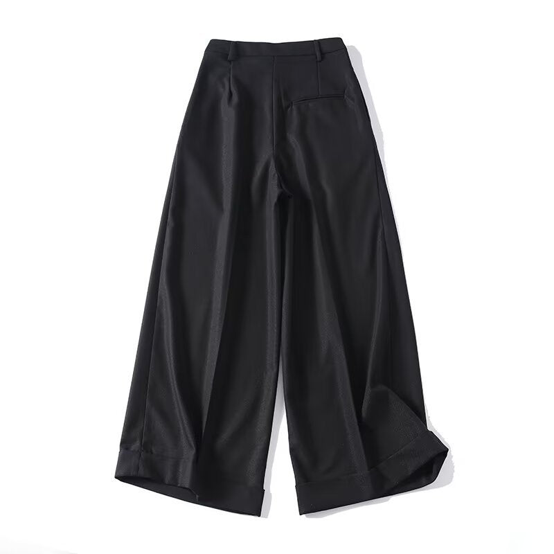 Damen Weite Palazzo-Hose mit eleganter Schnittführung und feiner Textur EB