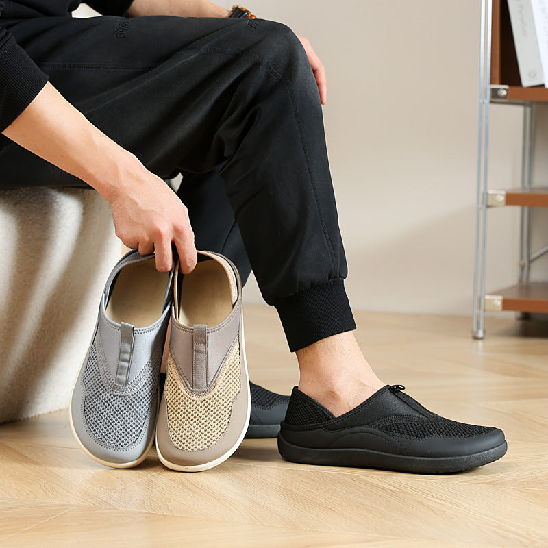 Damen Bequeme Slip-On Sportschuhe mit atmungsaktivem Obermaterial und rutschfester Sohle EB
