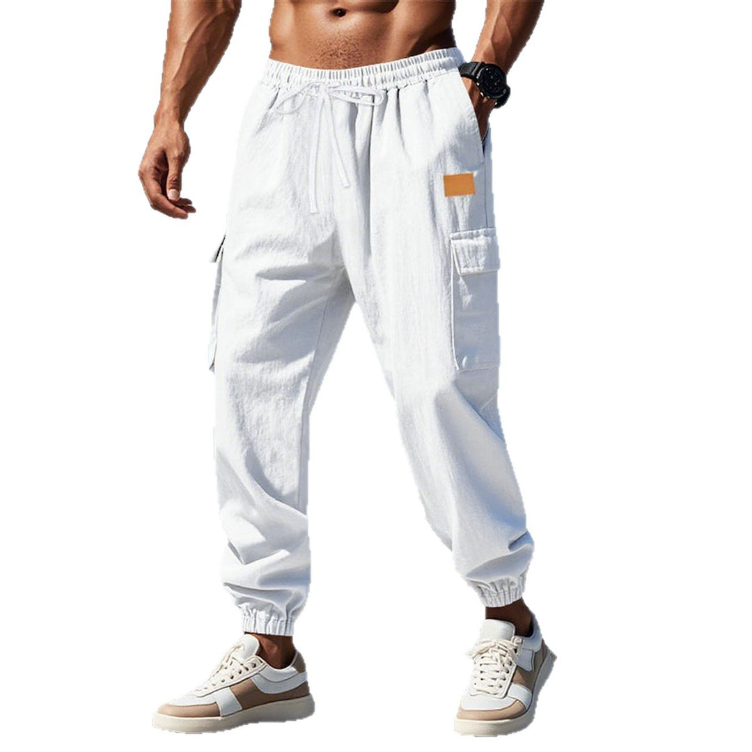 Herren Cargo-Hose mit elastischem Bund und praktischen Taschen EB