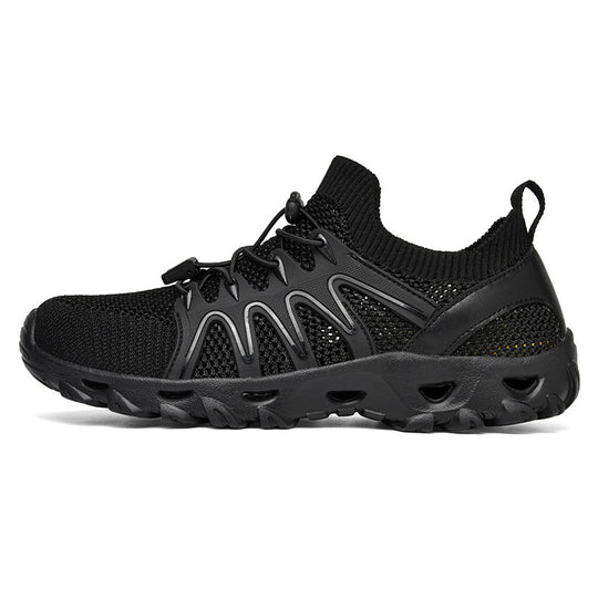 Damen Multifunktionale Freizeitsneaker mit atmungsaktivem Obermaterial und elastischer Schnürung EB