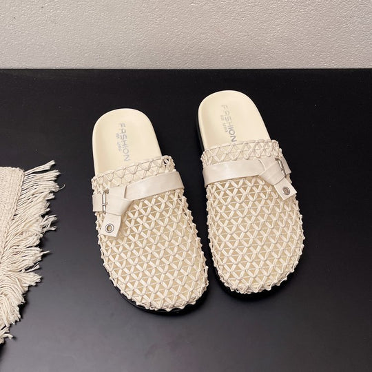 Damen moderne Slipper mit innovativem Waben-Design EB