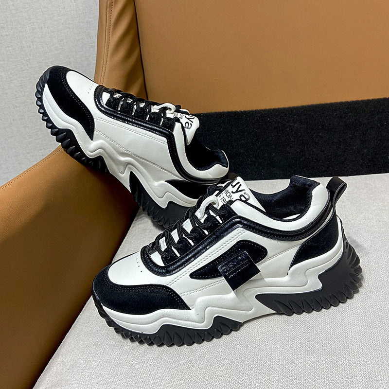 Damen Sportliche Chunky Sneakers mit rutschfester Profilsohle und herausragendem Dämpfung EB