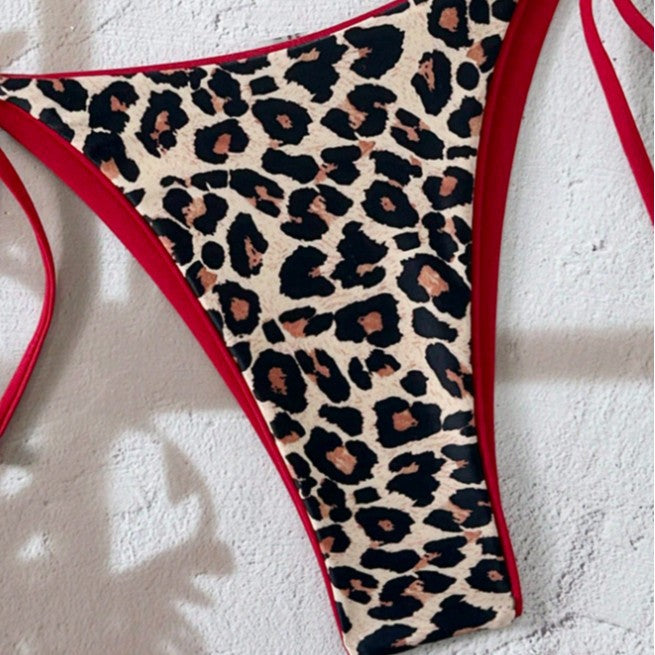 Damen Triangel-Bikini mit aufregendem Leopardenmuster EB