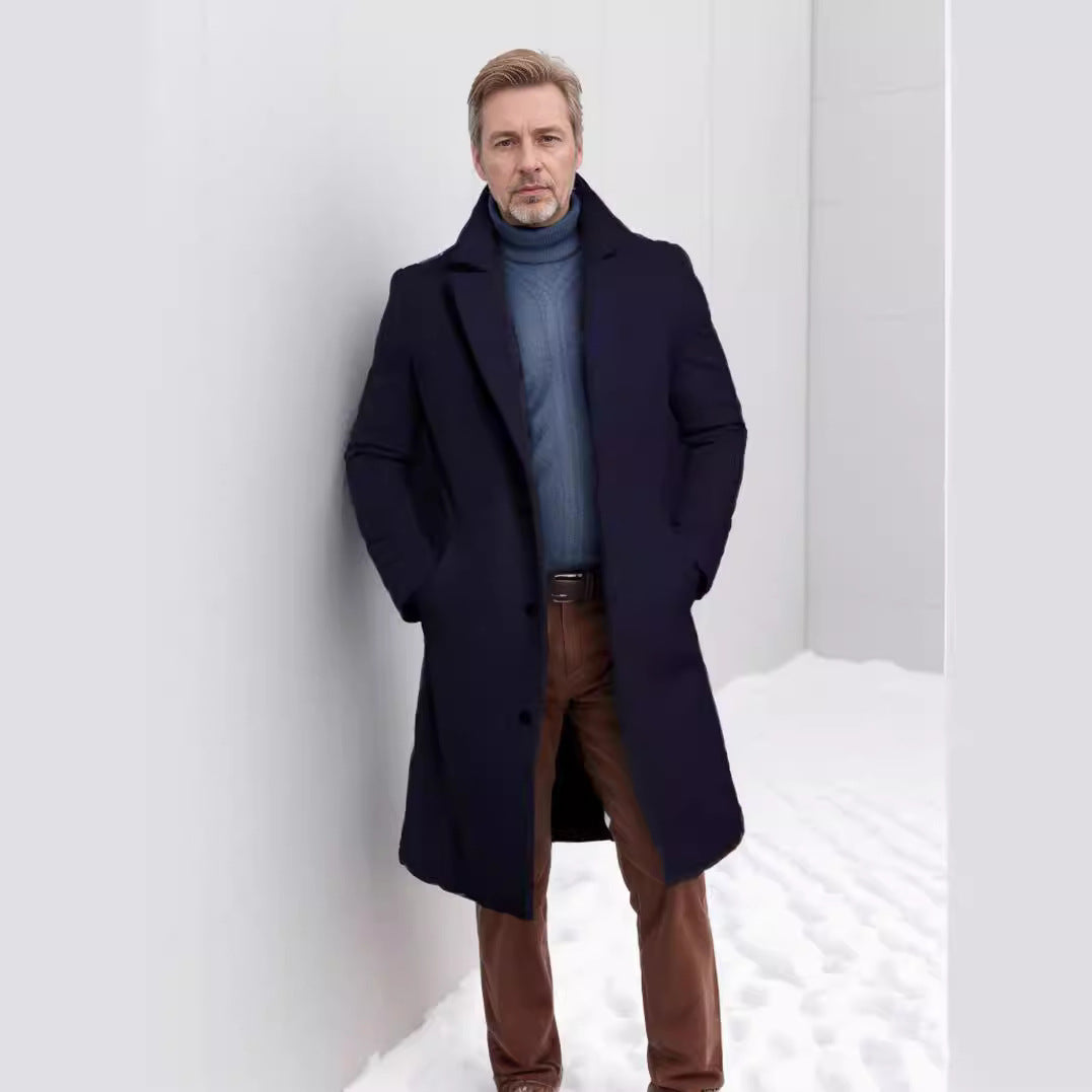 Herren eleganter und warmer Übermantel EB