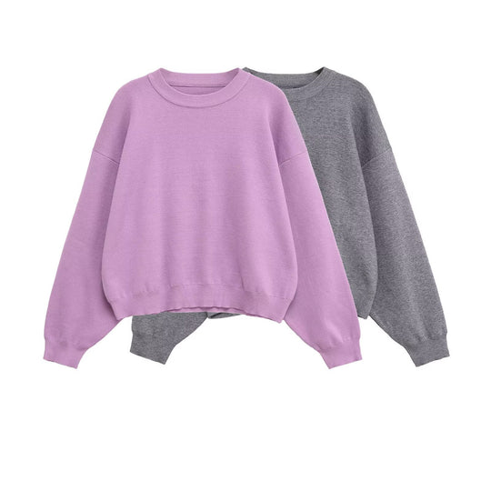 Damen Oversized Sweatshirt mit lässigem Schnitt und langlebigem Material EB