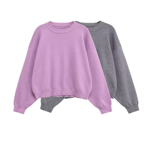 Damen Oversized Sweatshirt mit lässigem Schnitt und langlebigem Material EB