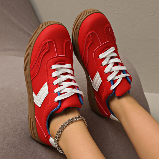 Damen Bequeme Freizeitsneaker mit trendigem Obermaterial EB