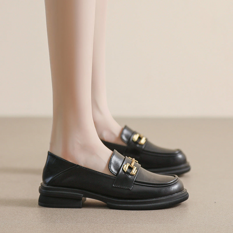 Damen Mokassins mit eleganter Schnallenapplikation EB