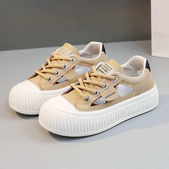 Damen modische Chunky Sneakers mit atmungsaktiver Mesh-Oberfläche und rutschfester Sohle EB