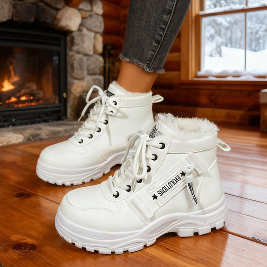 Damen Sportliche Winterstiefel mit kuscheligem Innenfutter EB