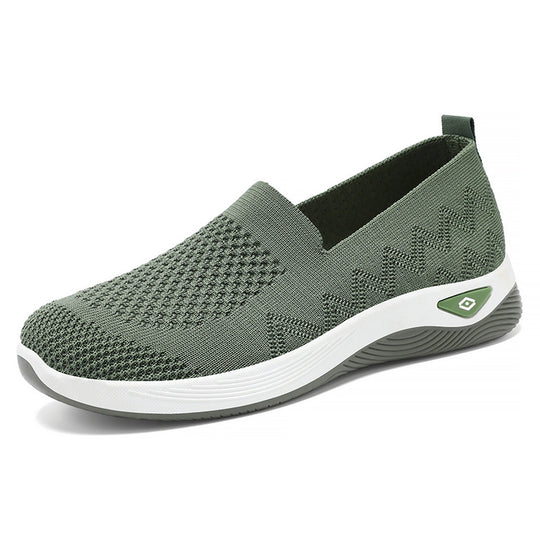 Damen bequeme Slip-On Sneakers EB