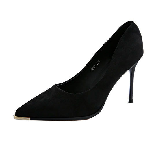 Damen Filigrane Stiletto-Pumps mit spitzem Zehenbereich und elegantem Detail EB