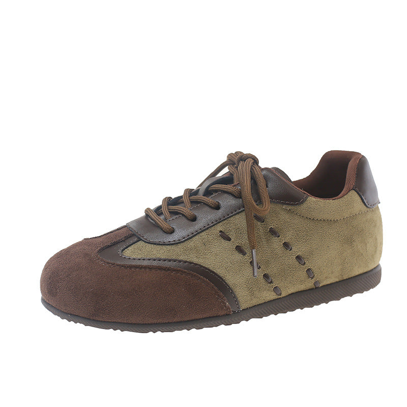 Damen modische Sneaker mit hochwertigem Wildleder-Obermaterial und innovativem Design EB
