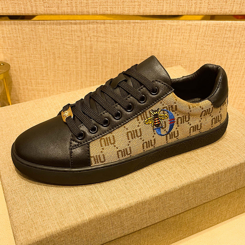 Damen Modische Sneakers mit buntem Muster und luxuriösen Details EB