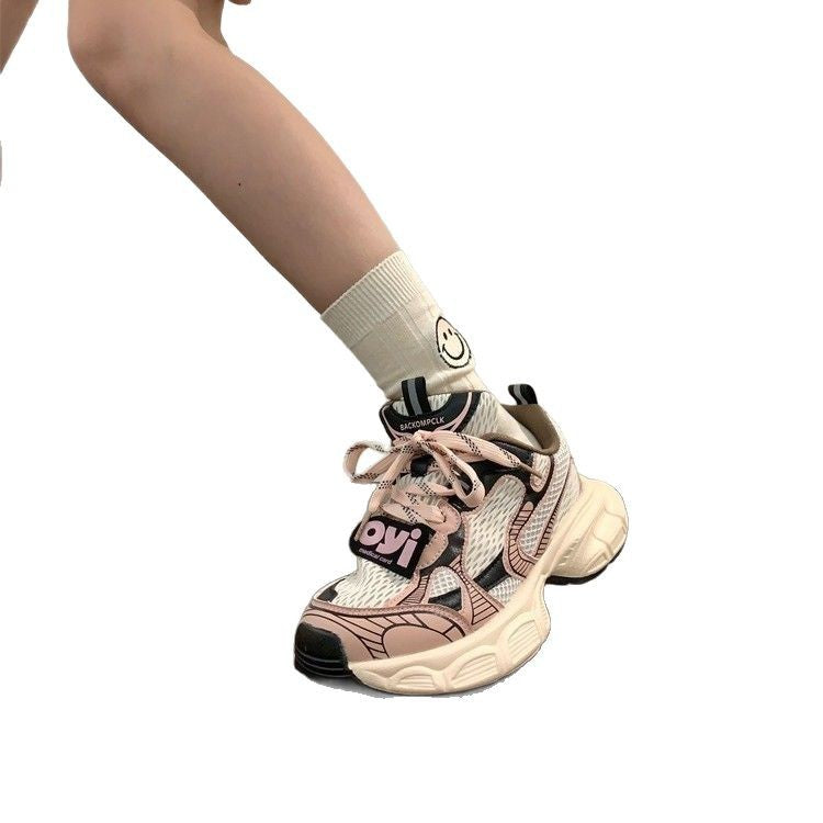 Damen Atmungsaktive Chunky Sneakers mit sportlichem Design EB