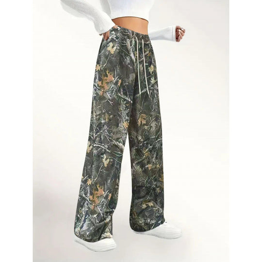 Damen Camouflage weite Hose EB