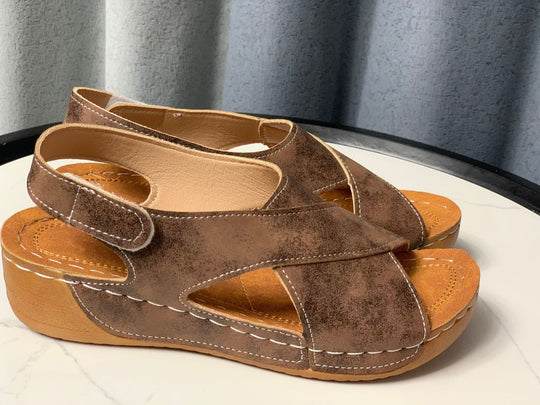 Damen Komfortable Riemchen-Sandalen mit atmungsaktivem Design EB