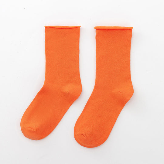 Damen Komfortable Baumwollsocken im klassischen Stil EB