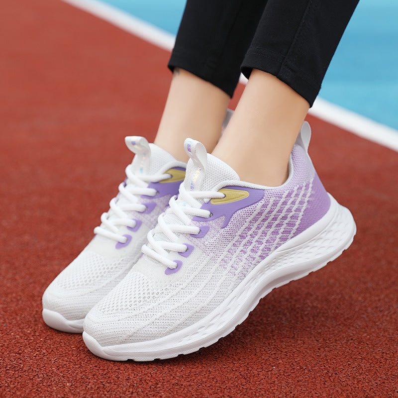 Damen Sportliche Lauf-Sneaker mit atmungsaktivem Mesh und dämpfender Sohle EB