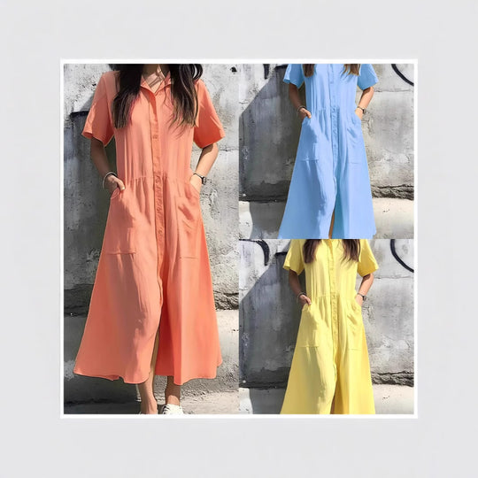 Damen Sommerkleid im lockeren Schnitt EB