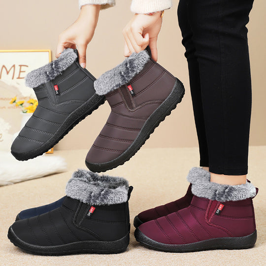 Damen Isolierte Winterstiefel mit rutschfester Sohle und kuscheligem Innenfutter EB