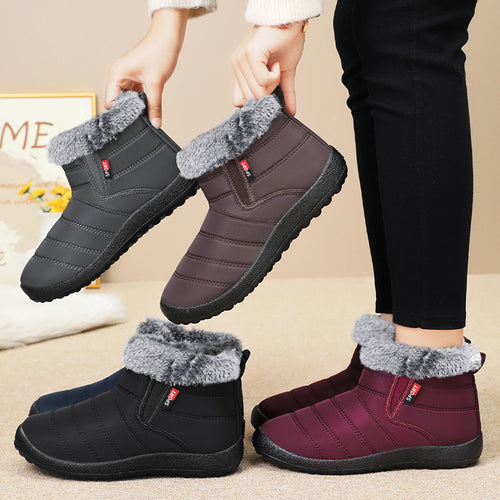 Damen Isolierte Winterstiefel mit rutschfester Sohle und kuscheligem Innenfutter EB