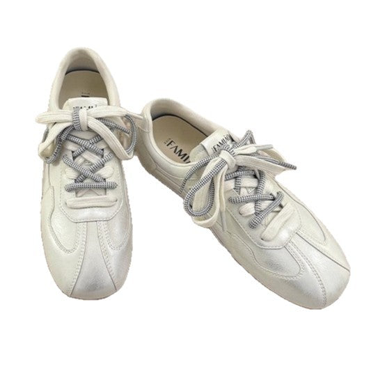 Damen Sneakers im sportlichen Design mit atmungsaktiver Oberflächenstruktur und bequemer Dämpfung EB