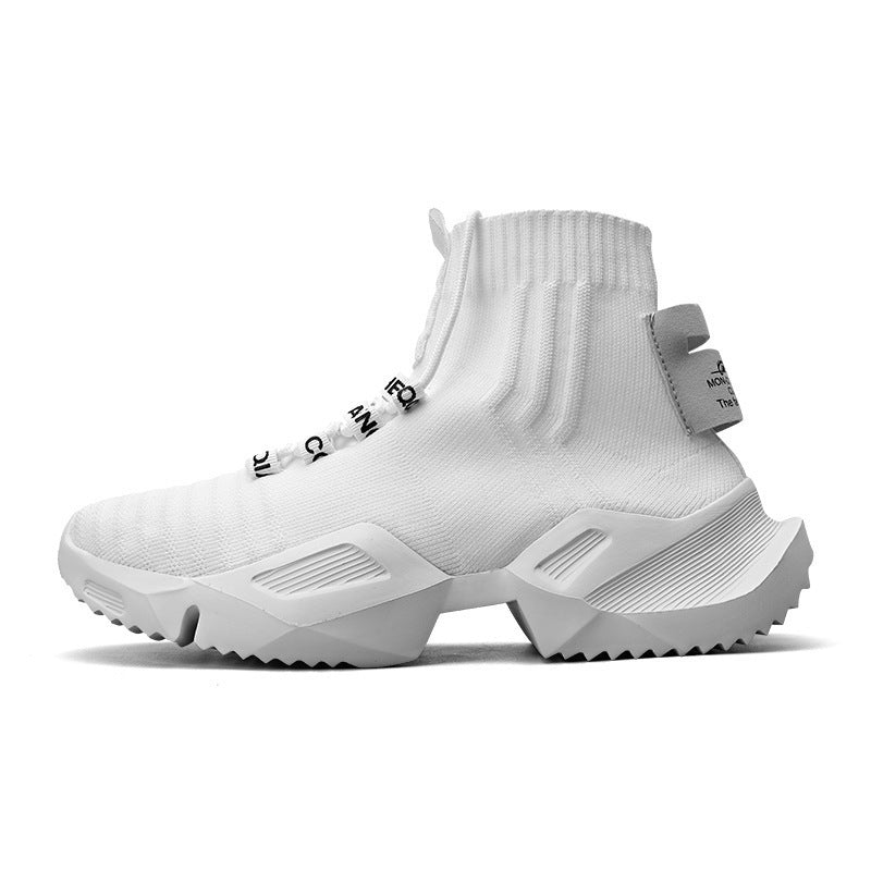 Damen High-Top Sneakers mit elastischem Strick und stylishem Design EB