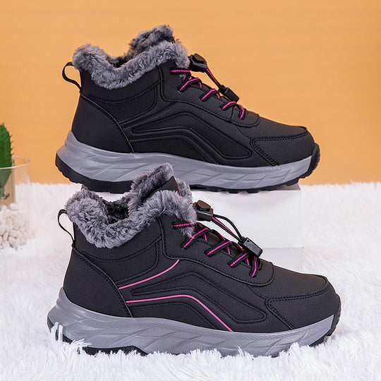 Damen Winterwanderschuhe mit isolierendem Warmfutter und rutschfester Profilsohle EB